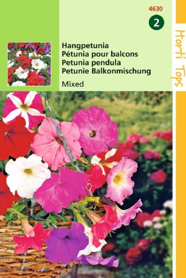 Petunia, Hangpetunia Mix - 2000 zaden HT